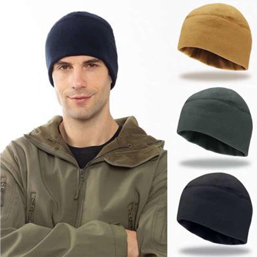 Beanie Cuffed Knit - Outdoor Hunting Windproof Bonnet Men Women