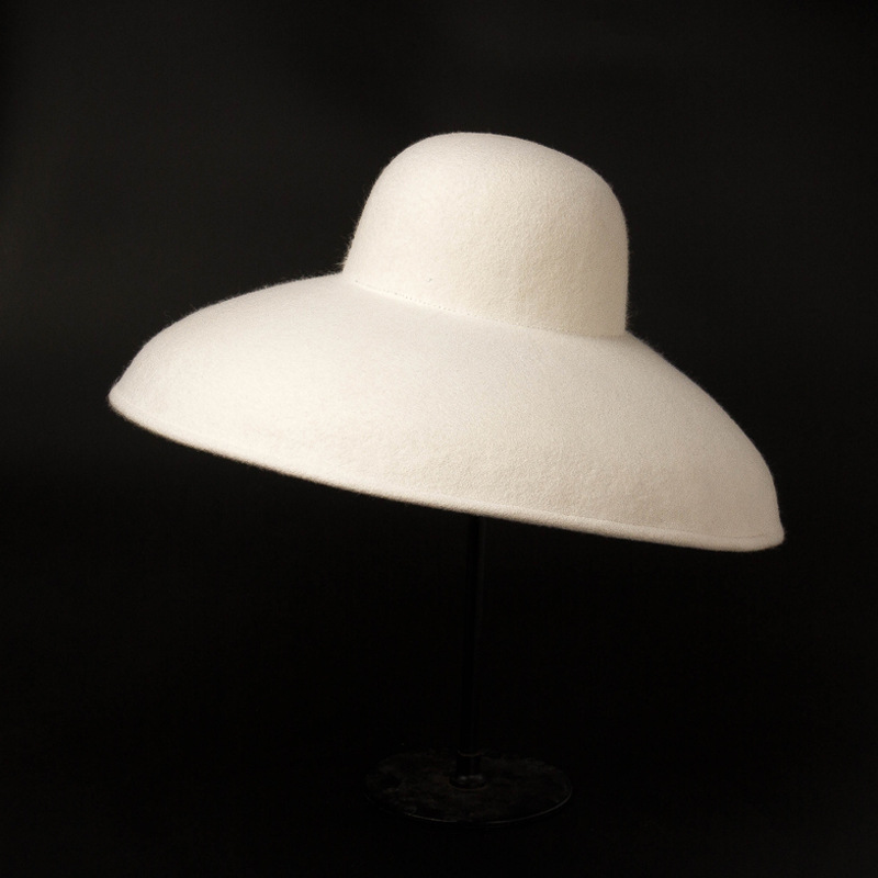 Classical Big Wide Brim Wool F - Fedora Hat Wool 리뷰 및 가격