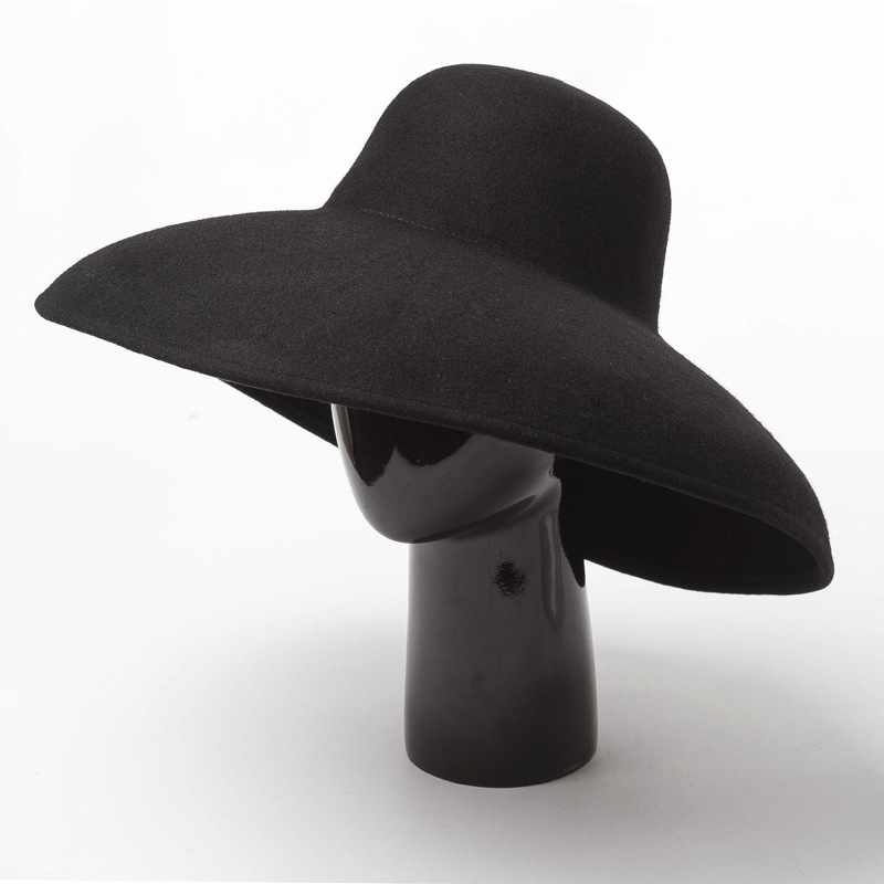 Classical Big Wide Brim Wool F - Fedora Hat Wool 리뷰 및 가격
