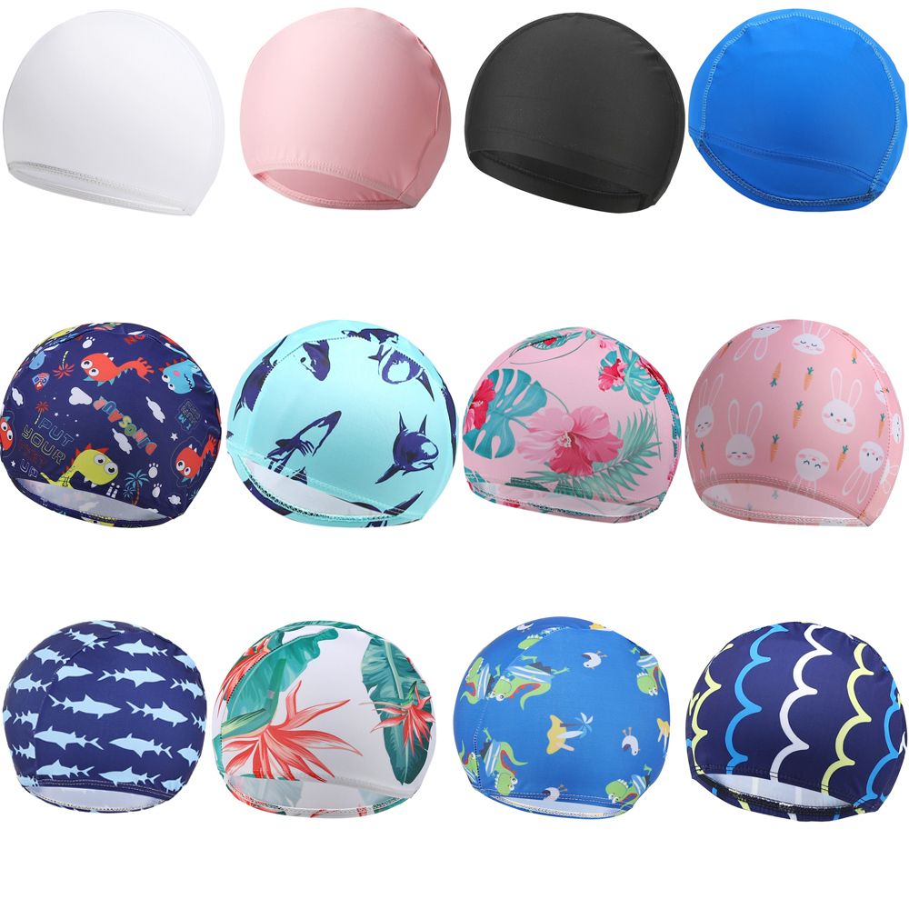 Cartoon  Children Boys Girls H - Swim Hat Silicone 리뷰 및 가격