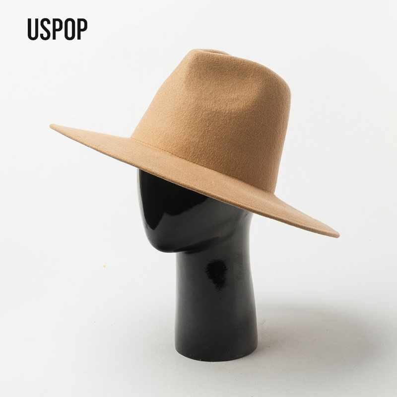 USPOP Autumn Winter Fashion Pl - Fedora Hat Wool 리뷰 및 가격