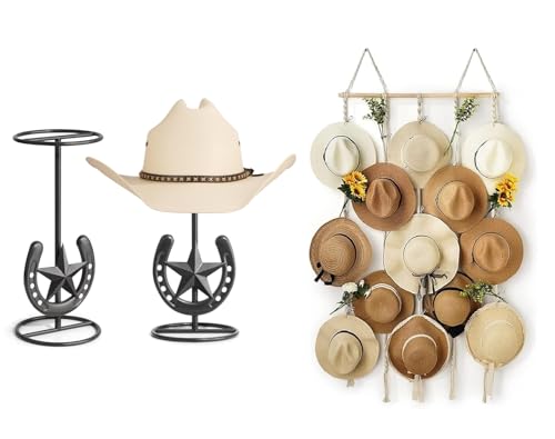 Western Horseshoe Star Hat Sta - Cowboy Hat Straw 리뷰 및 가격