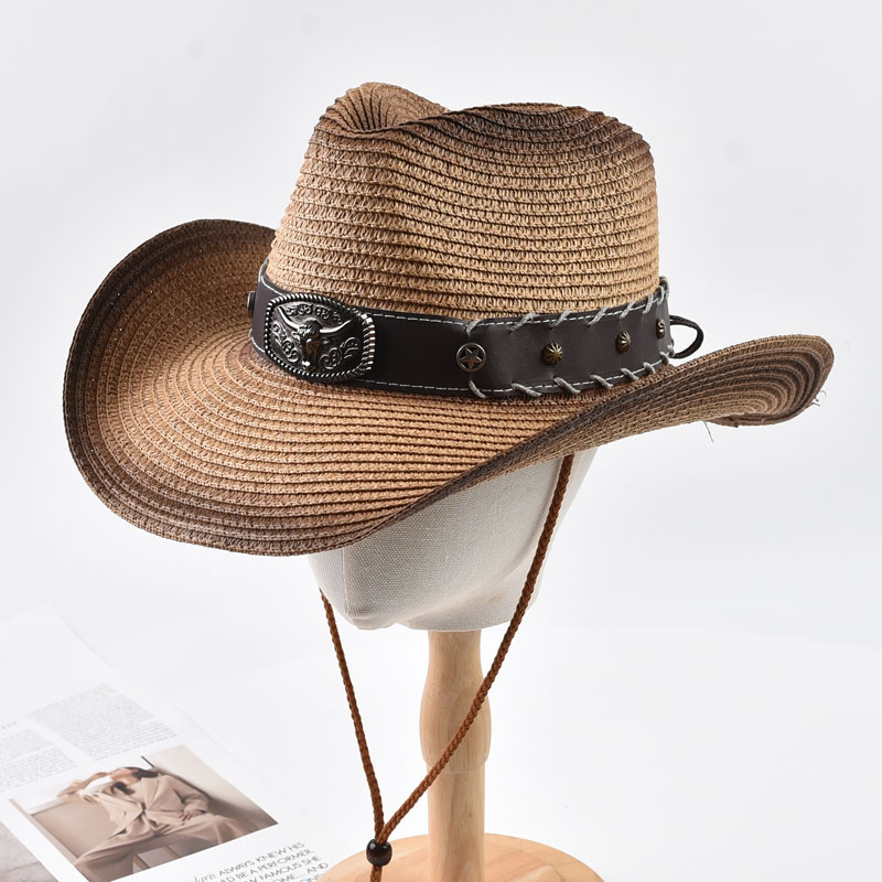 Summer Western Cowboy Straw Ha - Cowboy Hat Straw 리뷰 및 가격