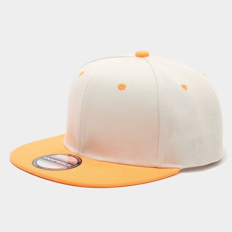 Two-Tone Color-Blocking Hip-Ho - Snapback Hat Flat 리뷰 및 가격