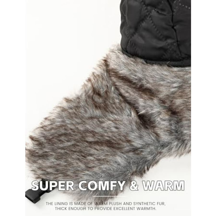 Buauty Fur Trapper Hat for Men - Trapper Hat Ear Flap 리뷰 및 가격