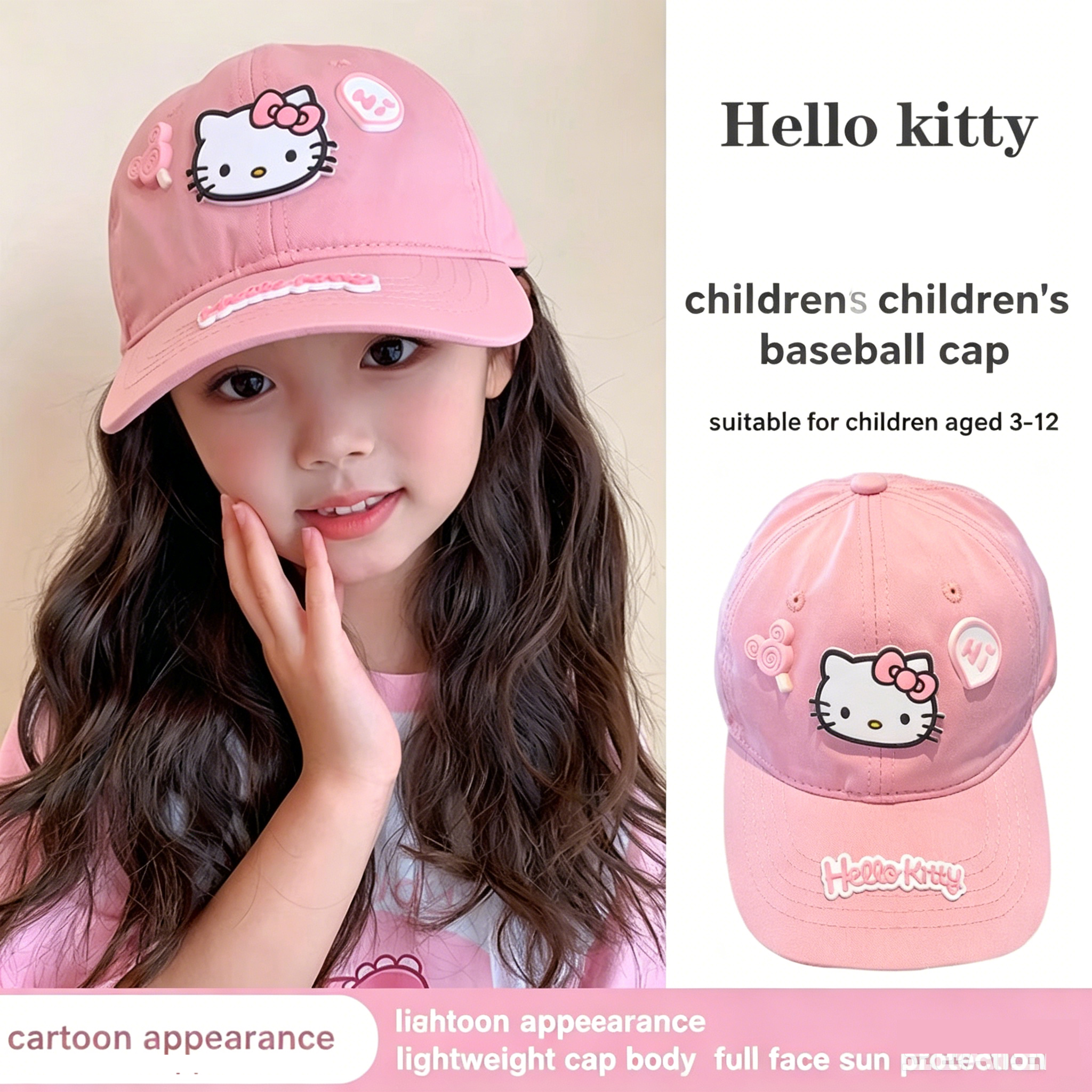Hello Kitty Baseball Cap for T - Sun Hat Wide Brim 리뷰 및 가격