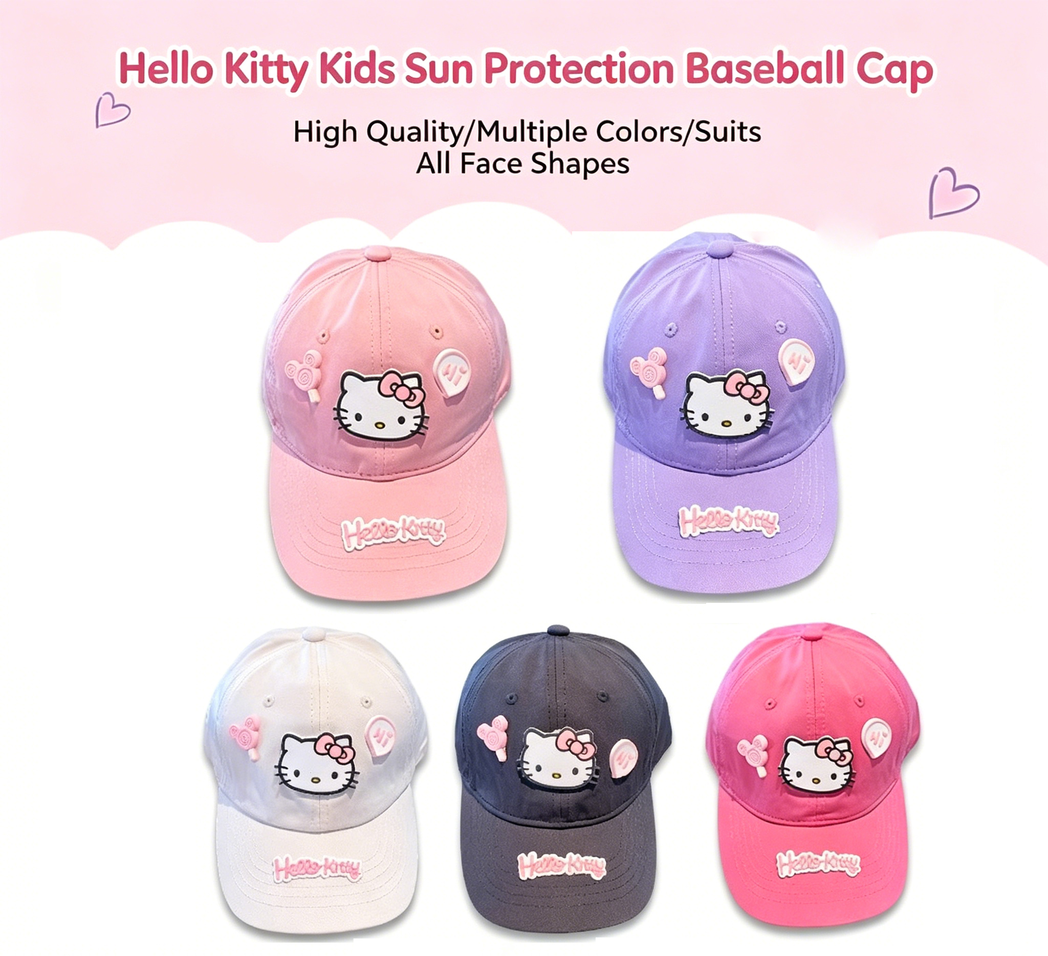 Hello Kitty Baseball Cap for T - Sun Hat Wide Brim 리뷰 및 가격