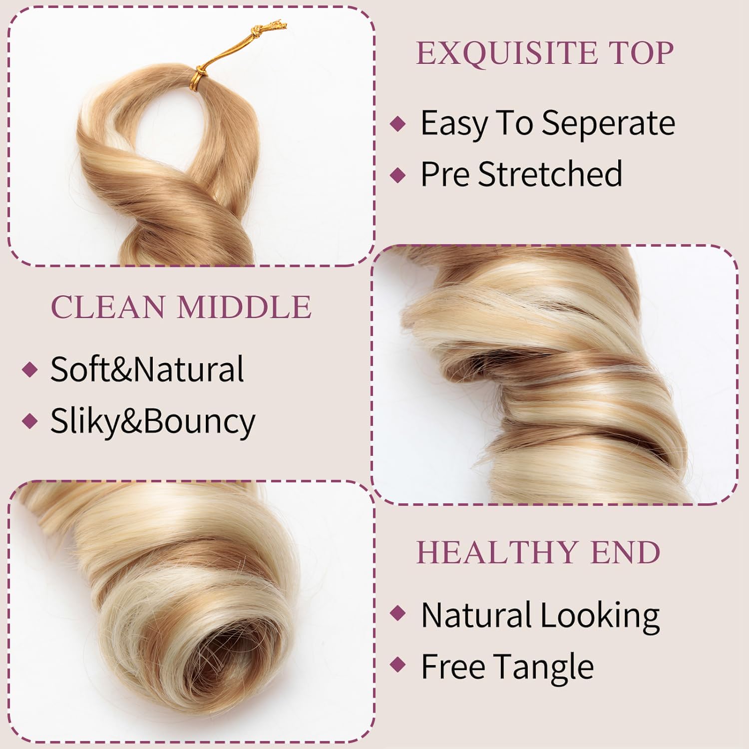 French Curly Braiding Hair 8 P - Beret French Wool 리뷰 및 가격