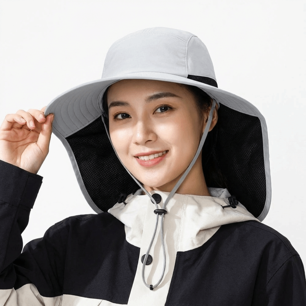 Simple Wide Brim Outdoor Sun H - Bucket Hat Cotton 리뷰 및 가격