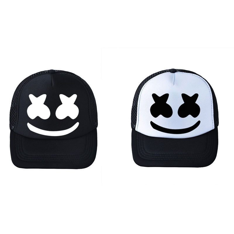 DJ Hip Pop Hat Marshmello Cosp - Trucker Cap Mesh 리뷰 및 가격