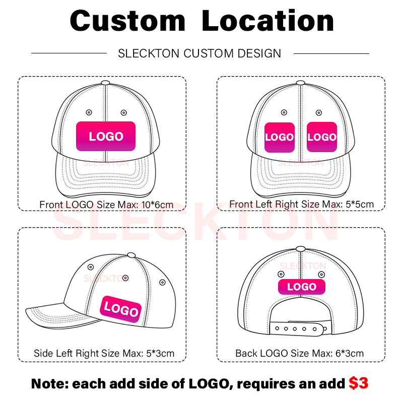 SLECKTON Custom Logo Baseball  - Baseball Cap Structured 리뷰 및 가격