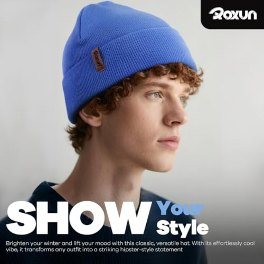 ROXUN Beanie for Men/Women Win - Beanie Cuffed Knit 리뷰 및 가격
