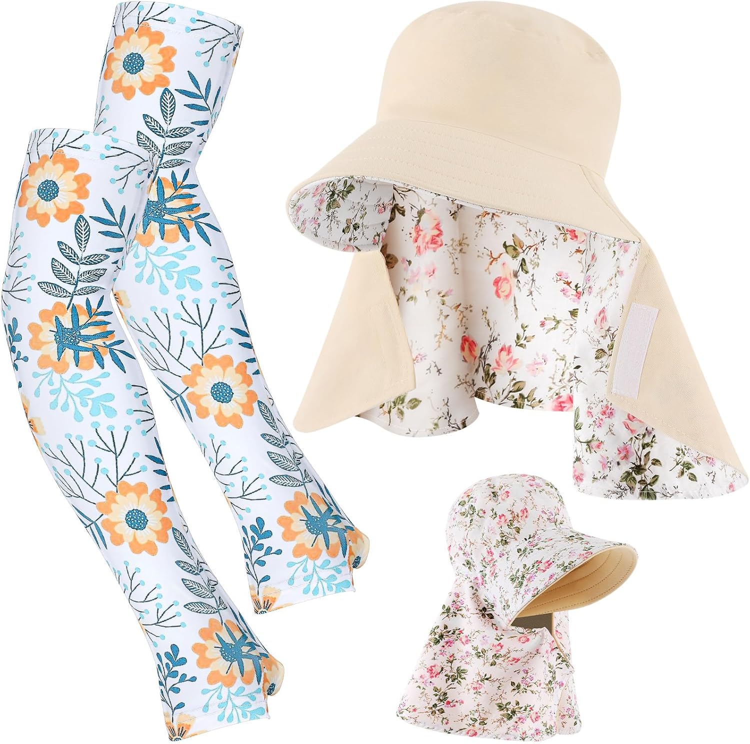 2 Pcs Floral Garden Hat for Wo - Visor Sun Hat 리뷰 및 가격