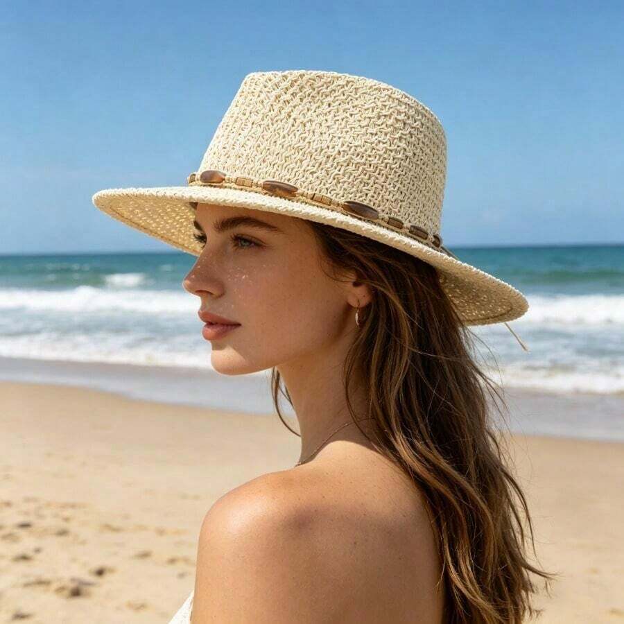 Wide Brim Straw Hat For Women  - Sun Hat Wide Brim 리뷰 및 가격