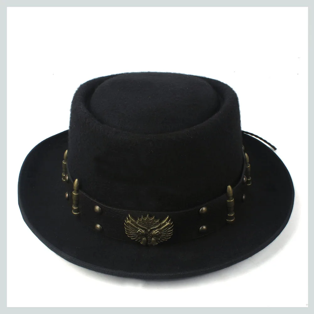 Pork Pie Hat for Men Women wit - Fedora Hat Wool 리뷰 및 가격
