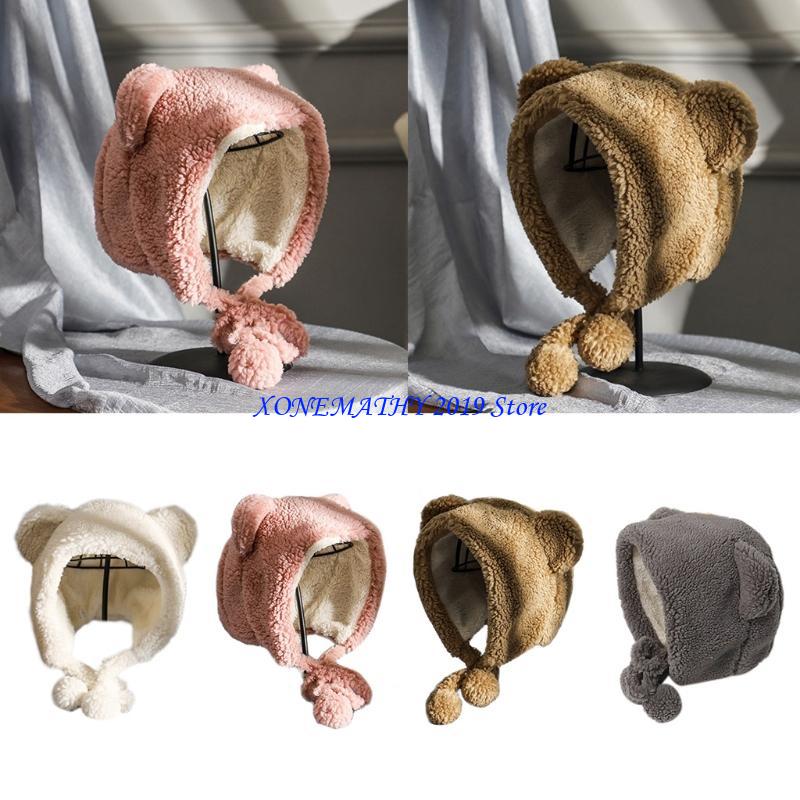 F42F Faux Fleece Plush Beanie  - Trapper Hat Ear Flap 리뷰 및 가격