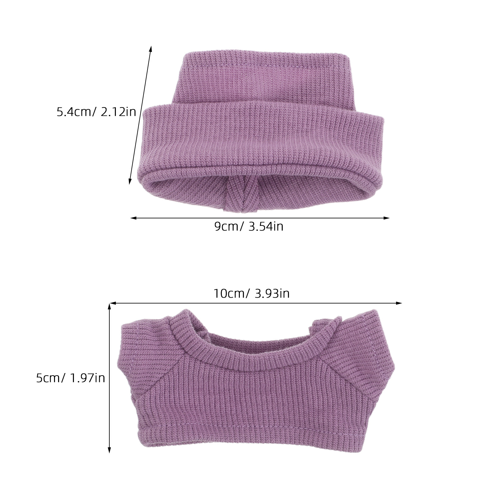 1Set Mini Clothes for 10Cm Kni - Beanie Cuffed Knit 리뷰 및 가격