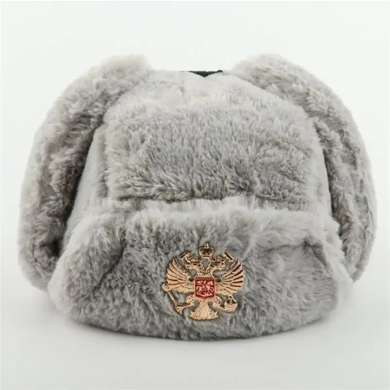 Soviet Badge Ushanka Men&Women - Winter Trapper Hat 리뷰 및 가격