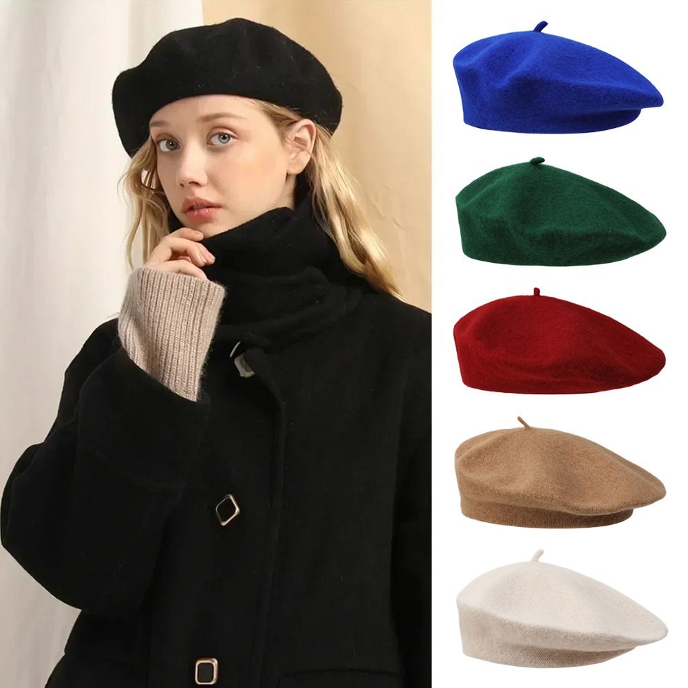 Fashion Warm Winter Wool Beret - Beret French Wool 리뷰 및 가격