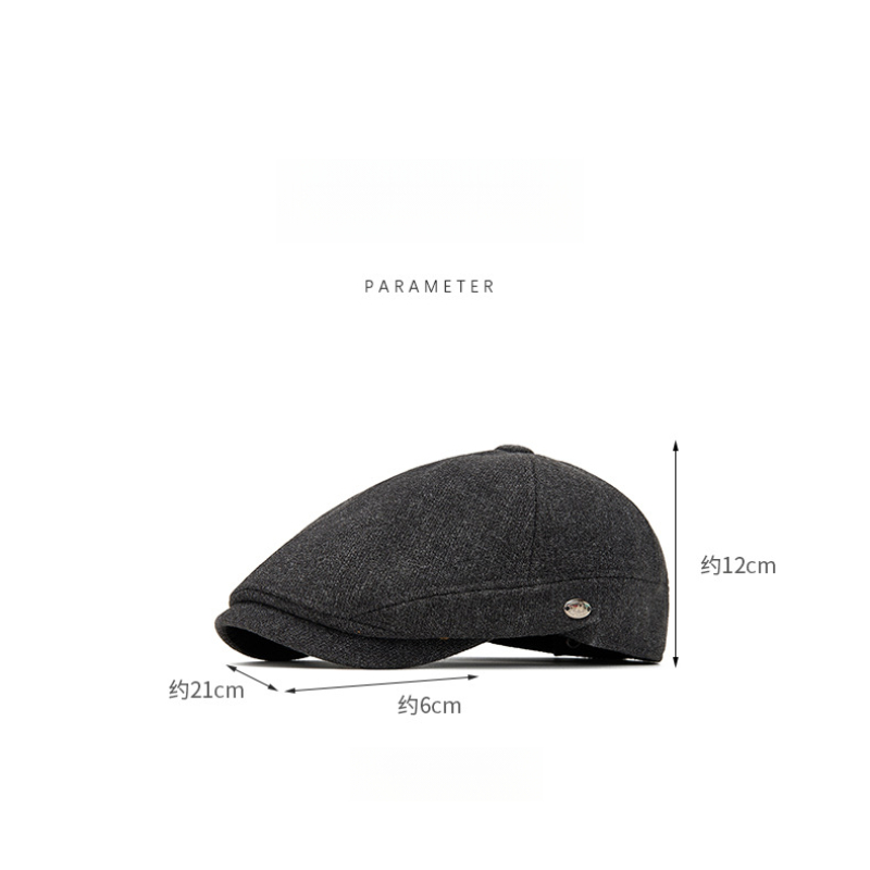 Men's Autumn Winter Wool Blend - Beret French Wool 리뷰 및 가격