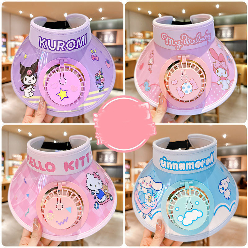 Anime Hello Kitty Kuromi Kids  - Visor Sun Hat 리뷰 및 가격