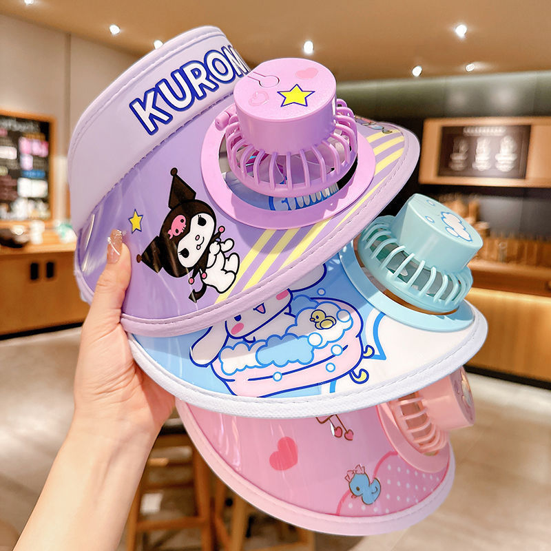 Anime Hello Kitty Kuromi Kids  - Visor Sun Hat 리뷰 및 가격