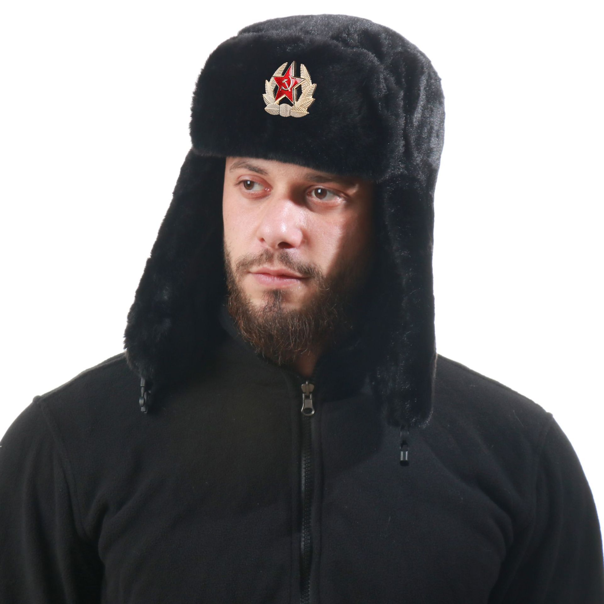 SupSindy Soviet Badge Ushanka  - Winter Trapper Hat 리뷰 및 가격