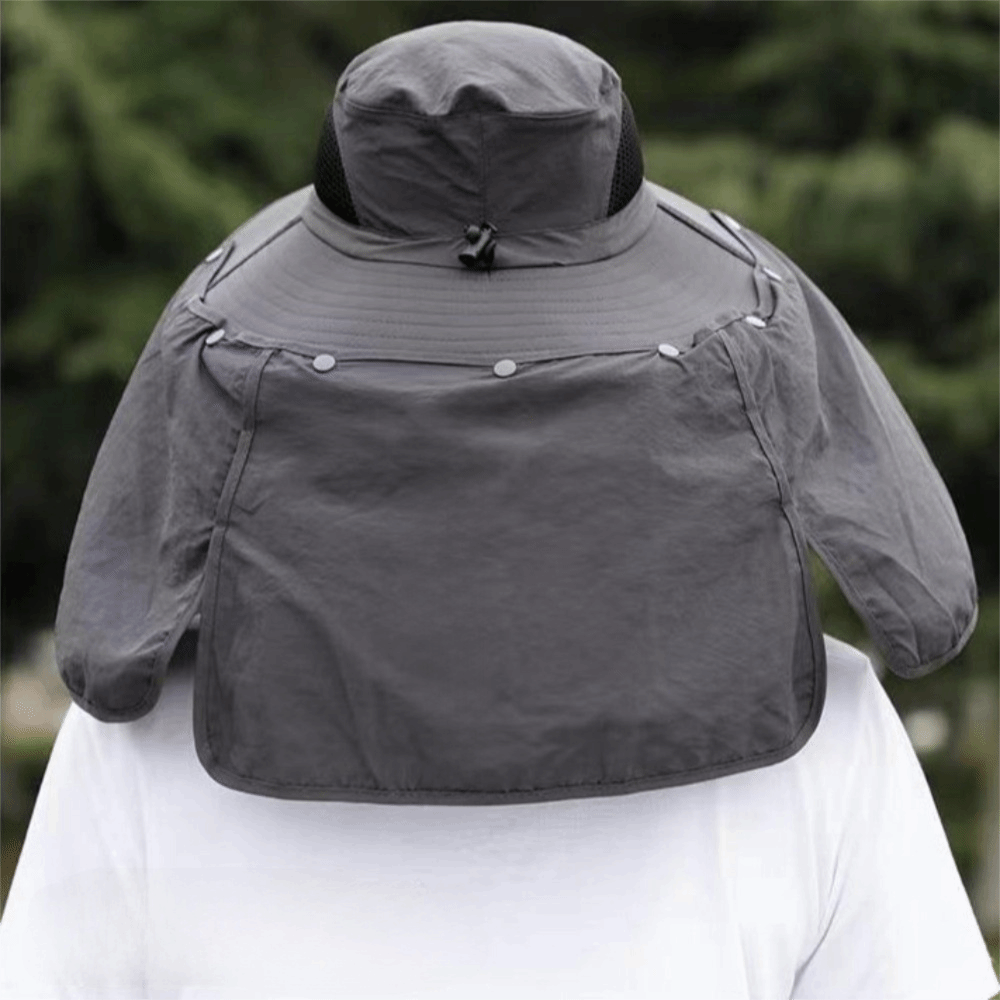 Removable Cloth Men Sun Hat Bi - Visor Sun Hat 리뷰 및 가격