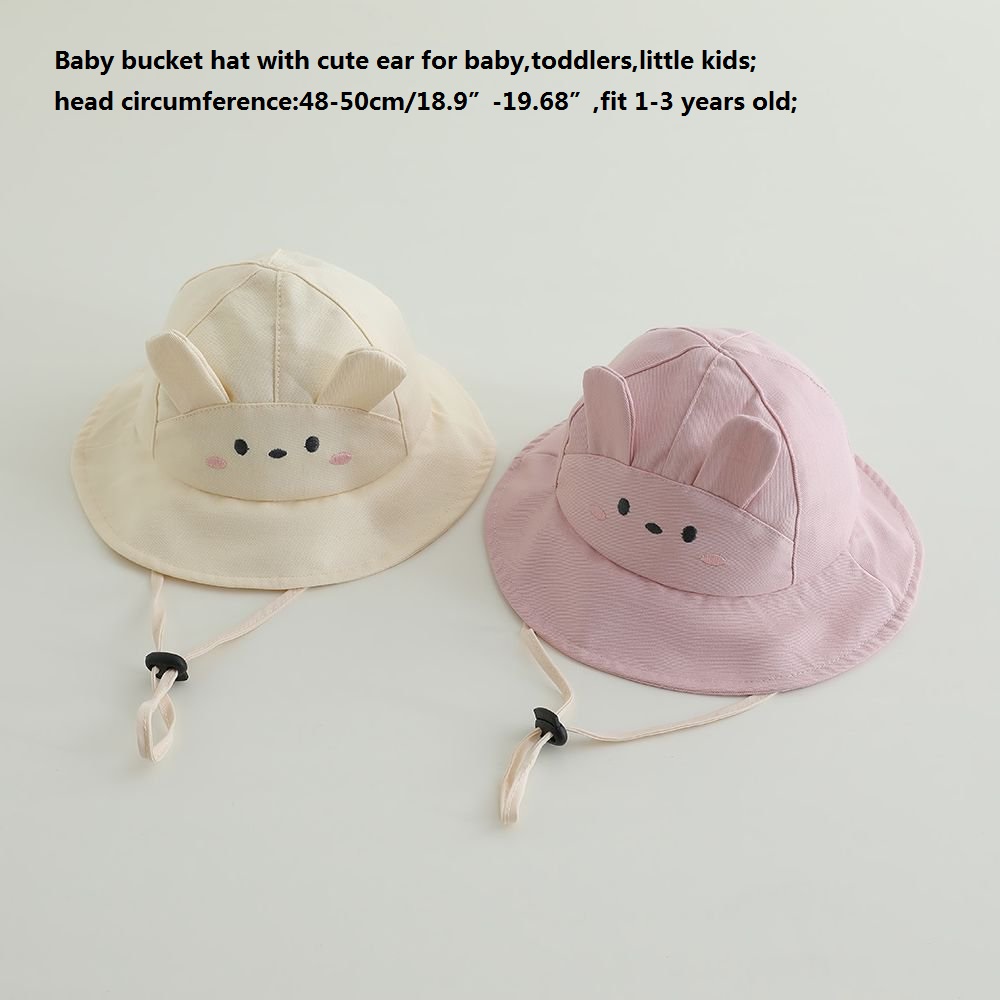 Baby Girls Sun Hat 48-50cm Cot - Bucket Hat Cotton 리뷰 및 가격