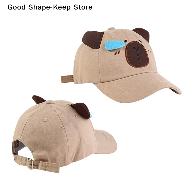 Capybara Embroidery Couple Bas - Golf Cap Dad 리뷰 및 가격