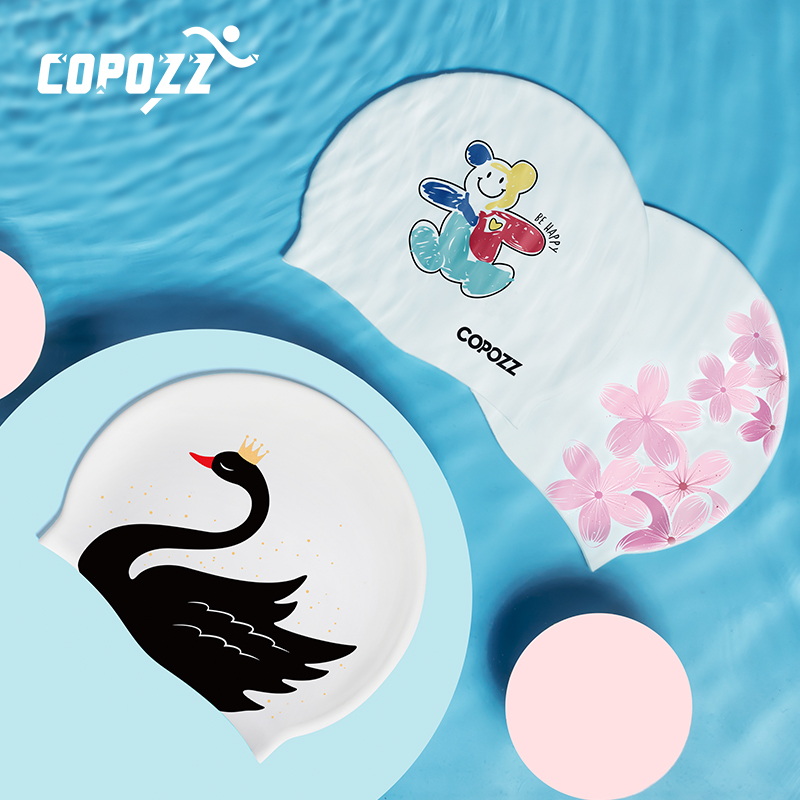 COPOZZ Women Men Silicone Swim - Swim Hat Silicone 리뷰 및 가격
