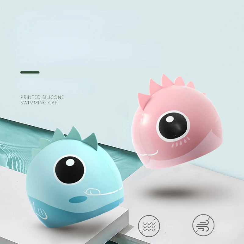 Cartoon Cute Fish Shark Silico - Swim Hat Silicone 리뷰 및 가격