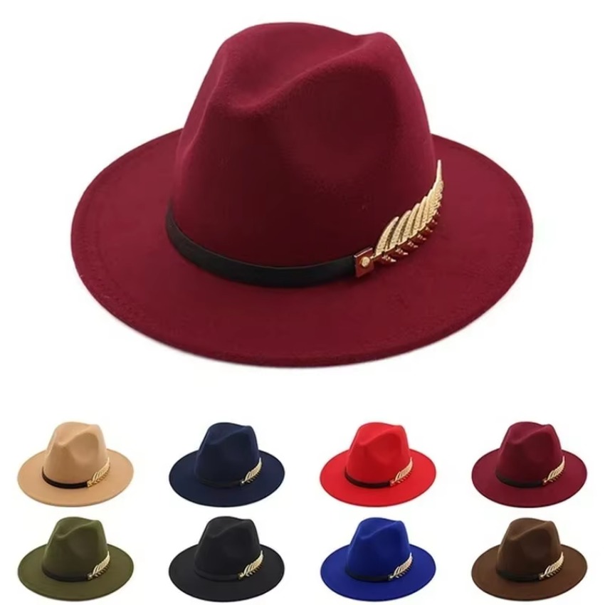 1 Pcs New Fashion Unisex Men W - Fedora Hat Wool 리뷰 및 가격