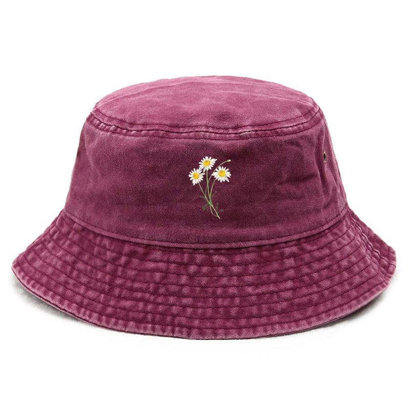 Customize Flower Cotton Washed - Bucket Hat Cotton 리뷰 및 가격