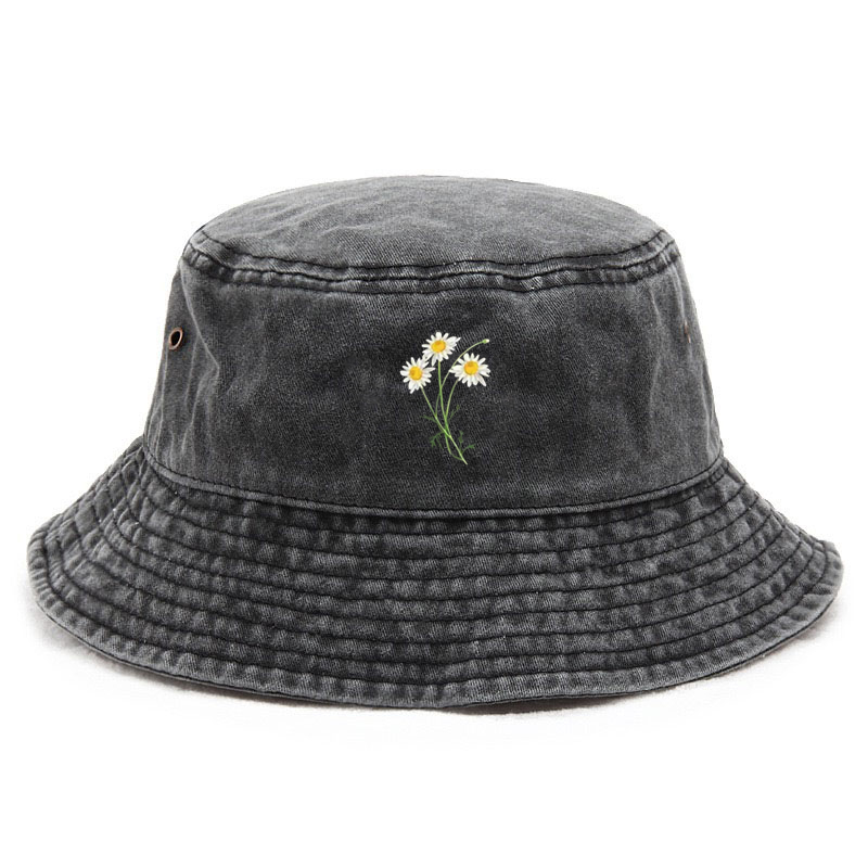 Customize Flower Cotton Washed - Bucket Hat Cotton 리뷰 및 가격