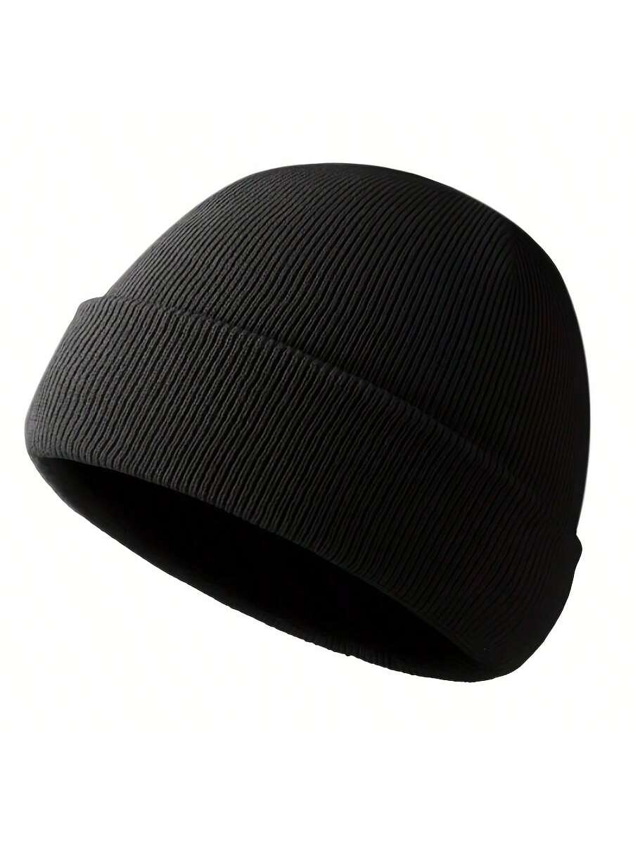 Soft Warm Knit Beanie Hat For  - Beanie Cuffed Knit 리뷰 및 가격